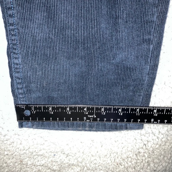 Polo‎ Ralph Lauren Corduroy Pants Men 35x32 Navy Blue Straight Leg Casual Preppy - Picture 7 of 11